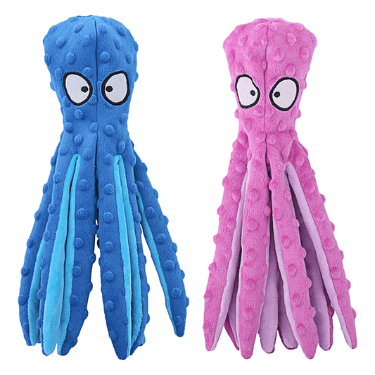 2 Pack Octopus Interactive Chew Toys - PetHaven