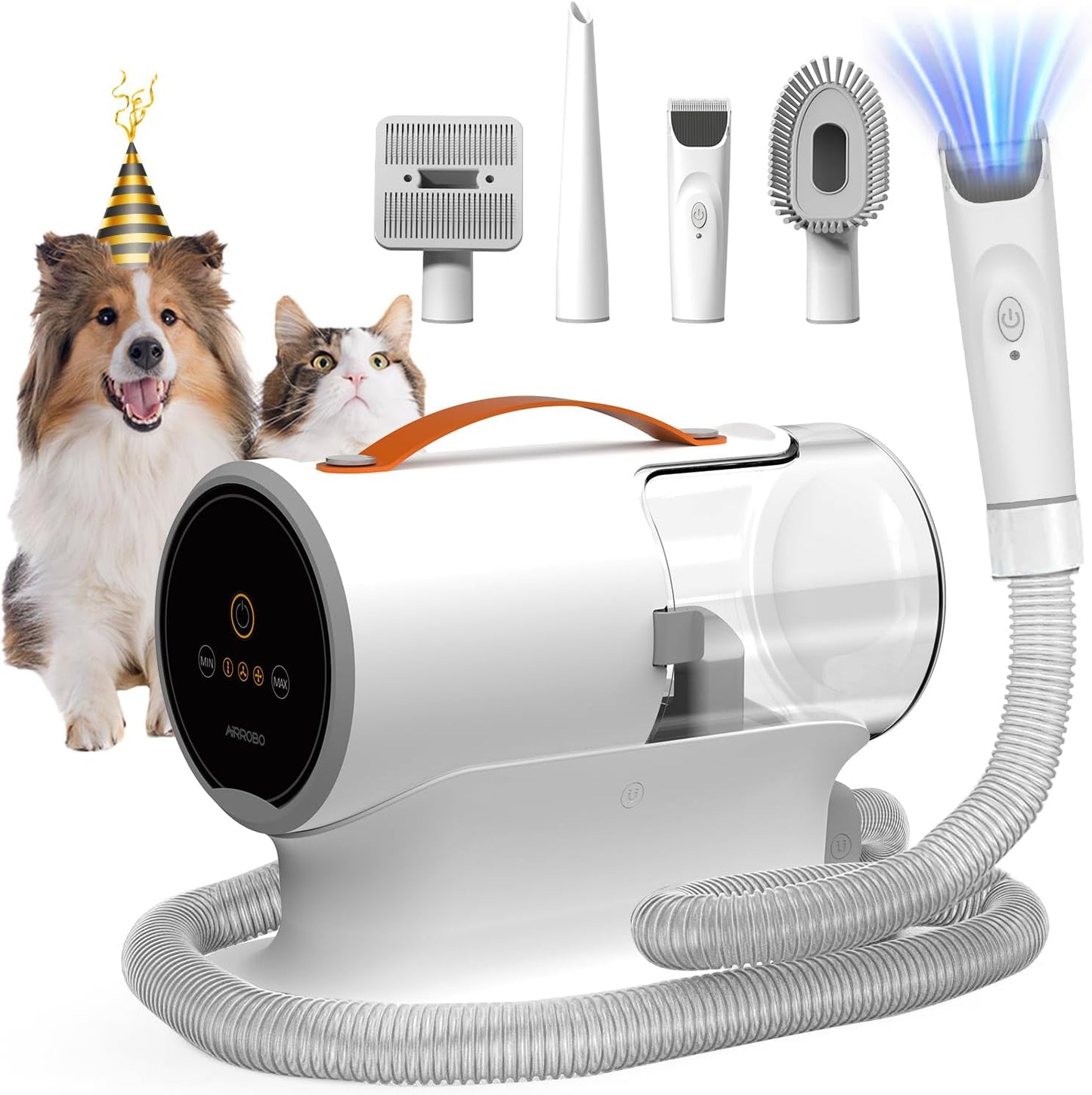 Pet Hair Vacuum & Grooming kit